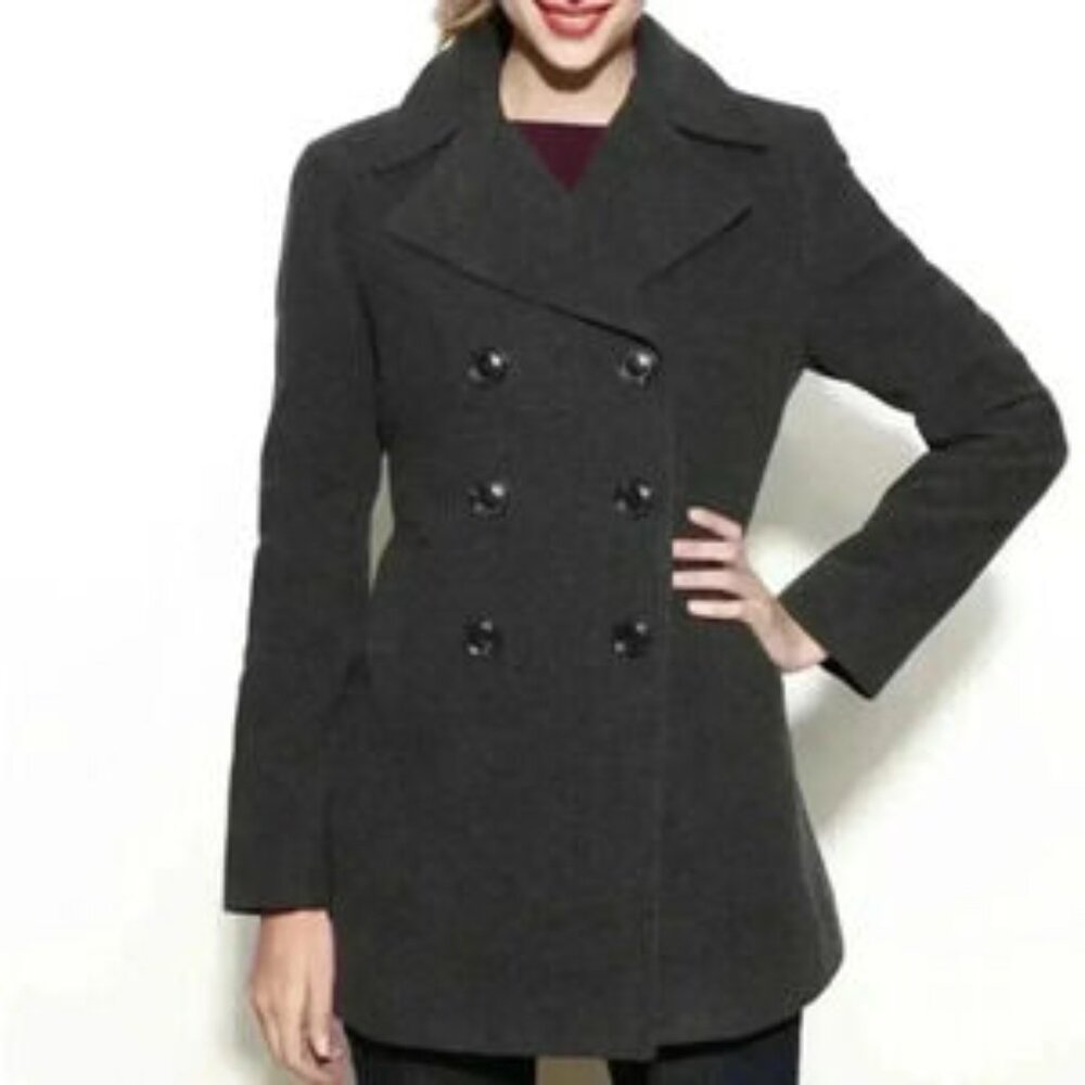 Michael Kors  Women's  Wool Coat  Size Small  Gray